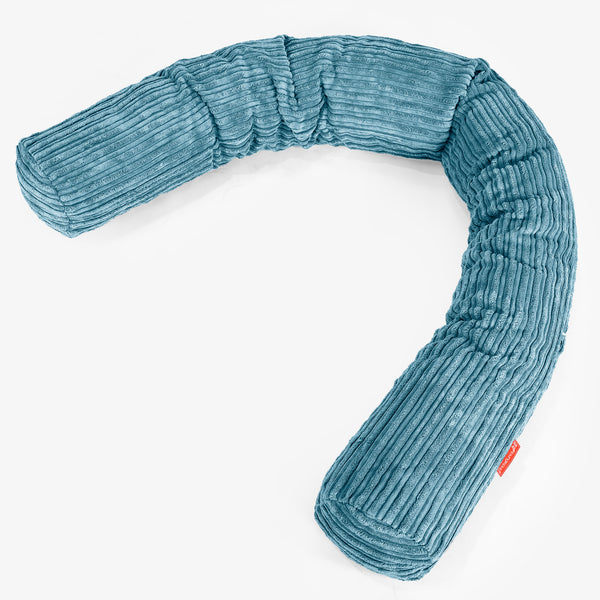 Seitenschläferkissen, CloudSac Latexflocken-Mischung - Cord Türkis 01