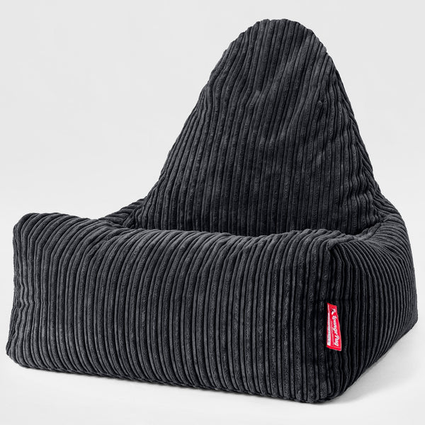 Skandi-Lounge Sitzsack - Cord Schwarz 01