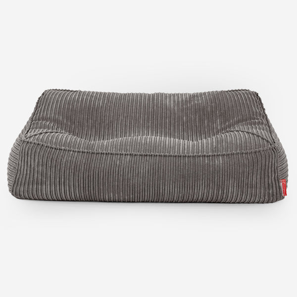 Das Slouchy Sitzsack Sofa - Cord Graphitgrau 01