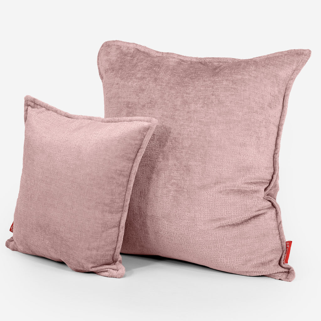 Dekokissen / Sofa Kissenbezug 47 x 47cm - Chenille Pink 02