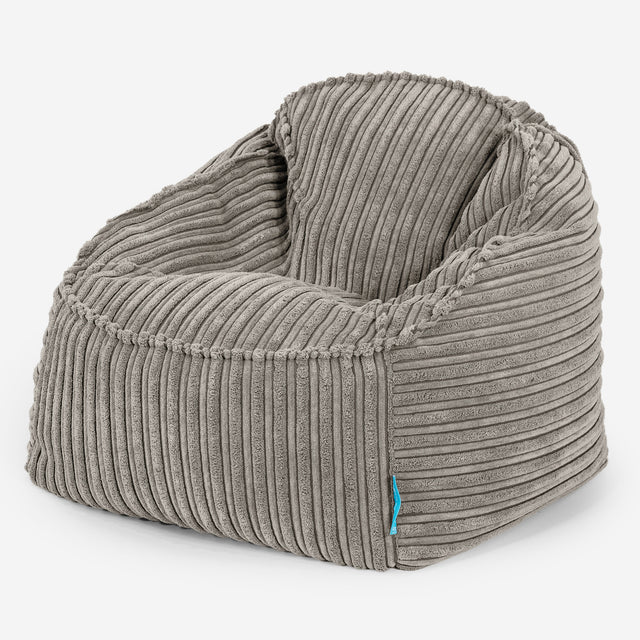 Der Slouchy Kinder Sitzsack 2-6 Jahre - Cord Nerzfarben 01