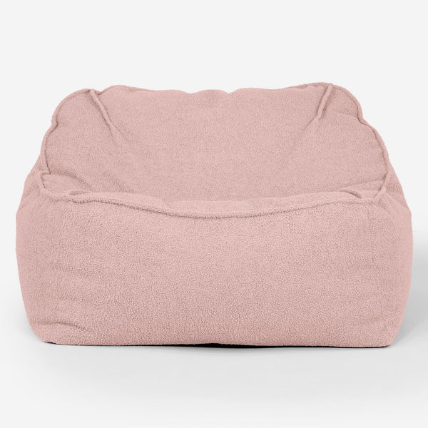 Der Slouchy Sitzsack Sessel - Bouclé Pink_01