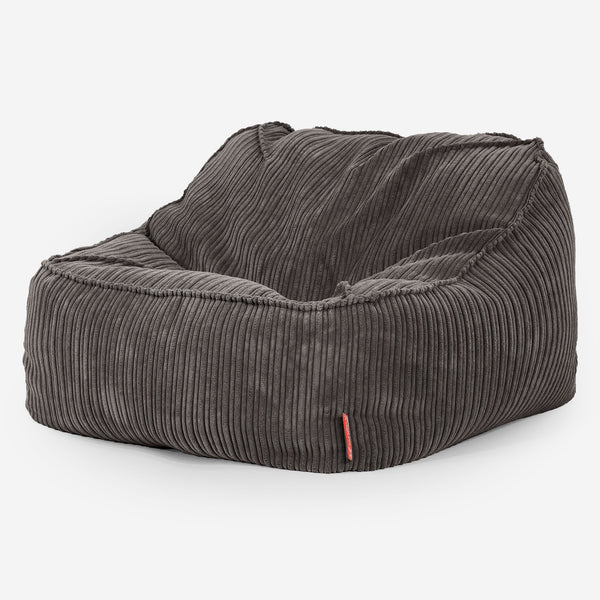 Der Slouchy Sitzsack Sessel - Cord Graphitgrau 03