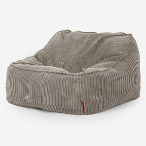 Der Slouchy Sitzsack Sessel - Cord Nerzfarben