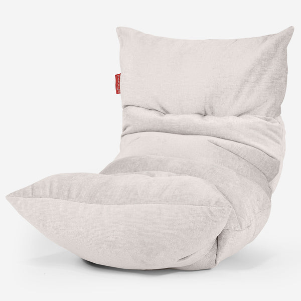 Eva Lounge Sitzsack - Chenille Creme 01