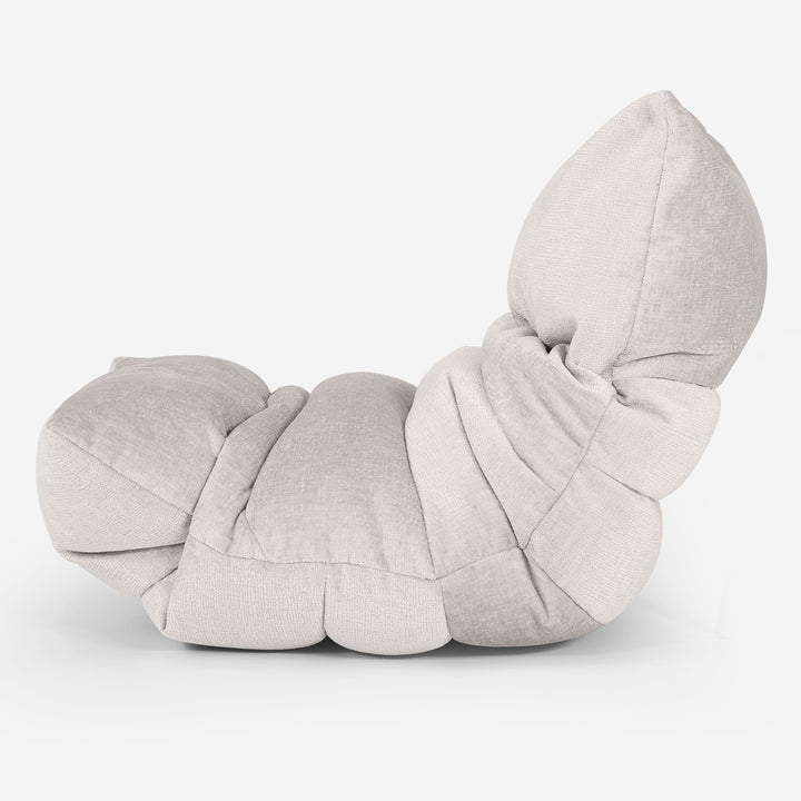 Eva Lounge Sitzsack - Chenille Creme 02