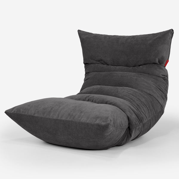 Eva Lounge Sitzsack - Feincord Anthrazit 01
