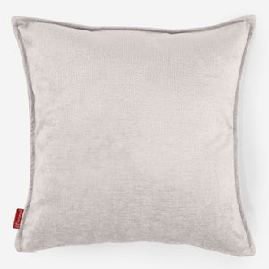 Extra Große Dekokissen / Sofa Kissenbezug 70 x 70cm - Chenille Creme