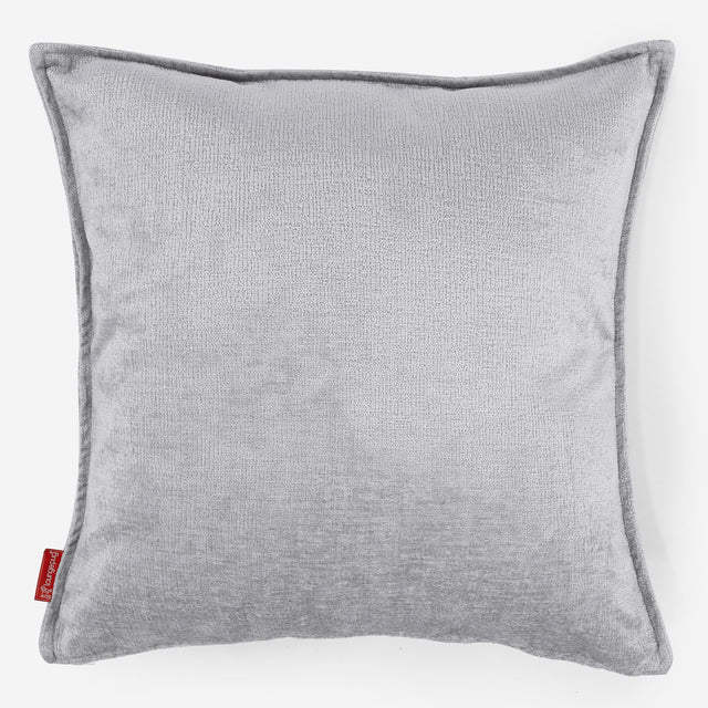 Extra Große Dekokissen / Sofa Kissenbezug 70 x 70cm - Chenille Grau 01