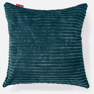 Extra Große Dekokissen / Sofa Kissenbezug 70 x 70cm - Cord Blaugrün