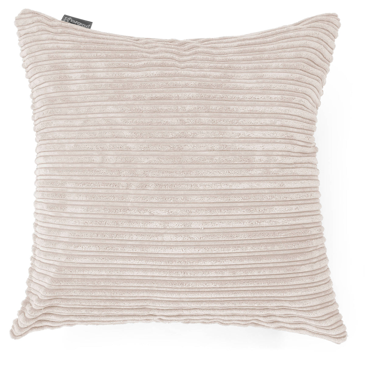 Lounge Pug Extra Große Kissen 70 x 70cm Cord Elfenbein Zierkissen Sofakissen Dekokissen– Big Bertha Original DE