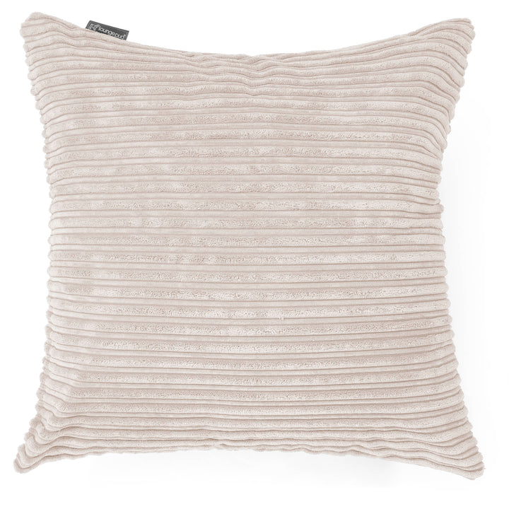 Lounge Pug Extra Große Kissen 70 x 70cm Cord Elfenbein Zierkissen Sofakissen Dekokissen– Big Bertha Original DE