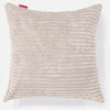 Extra Große Kissen 70 x 70cm - Cord Elfenbein 01