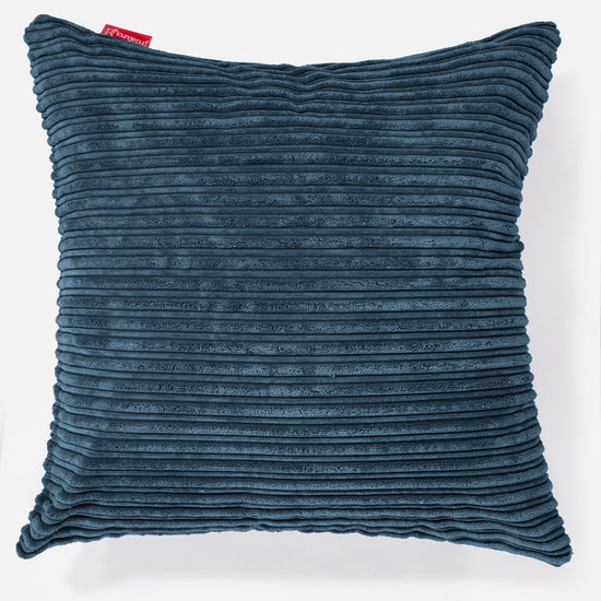 Extra Große Kissen 70 x 70cm - Cord Marineblau 01