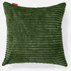 Extra Große Dekokissen / Sofa Kissenbezug 70 x 70cm - Cord Nadelwaldgrün 01