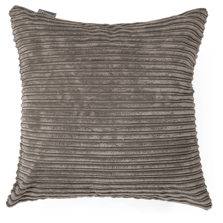Lounge Pug Extra Große Kissen 70 x 70cm Cord Graphitgrau Zierkissen Sofakissen Dekokissen– Big Bertha Original DE