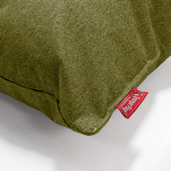 Extra Große Dekokissen / Sofa Kissenbezug 70 x 70cm - Interalli Wolle Hellgrün Fabric Close-up Image