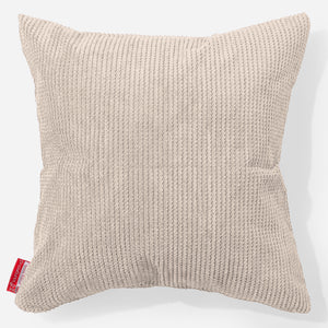 Extra Große Dekokissen / Sofa Kissenbezug 70 x 70cm - Pom-Pom Creme