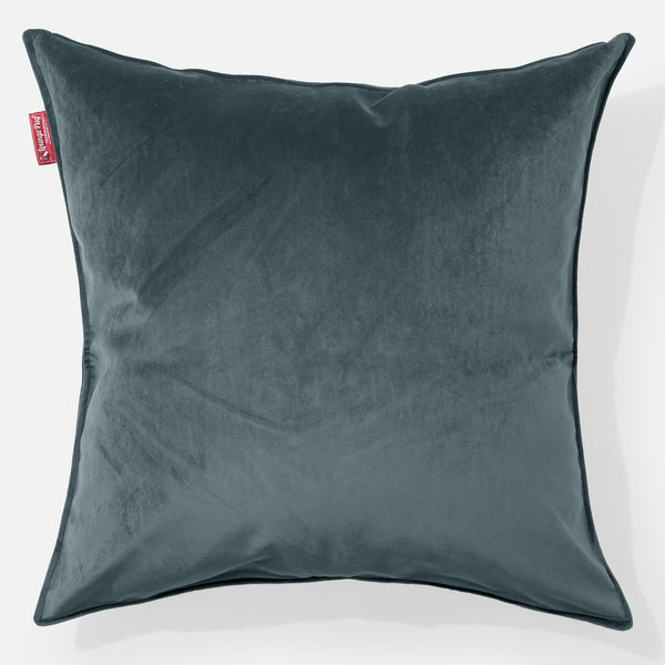Extra Große Kissen 70 x 70cm - Samt Türkis 01