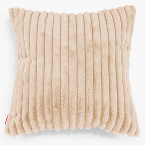 Extra Große Dekokissen / Sofa Kissenbezug 70 x 70cm - Ultra Plüsch Cord Pfirsich
