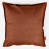 Extra Große Dekokissen / Sofa Kissenbezug 70 x 70cm - Veganes Leder Kastanienbraun 01