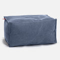 Stonewashed-stoff Marineblau