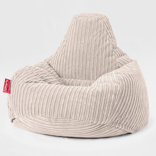 Tropfen Sitzsack - Cord Elfenbein 01