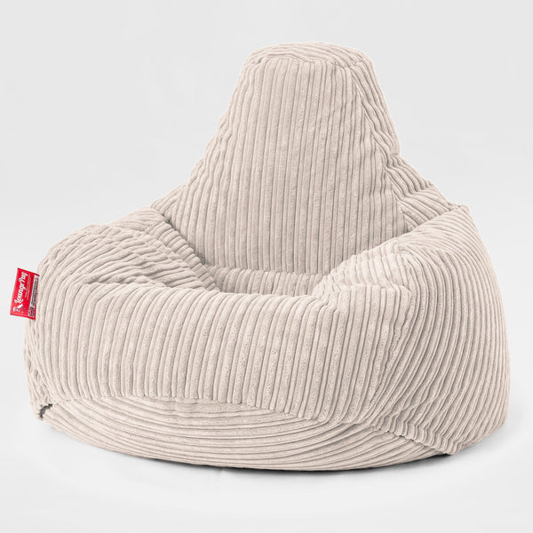 Tropfen Sitzsack - Cord Elfenbein 01