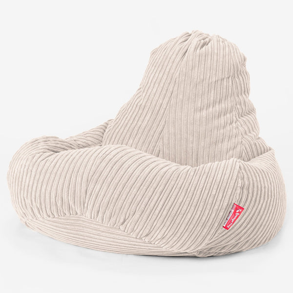 Ultra Lux Gaming Sitzsack -  Cord Elfenbein 01