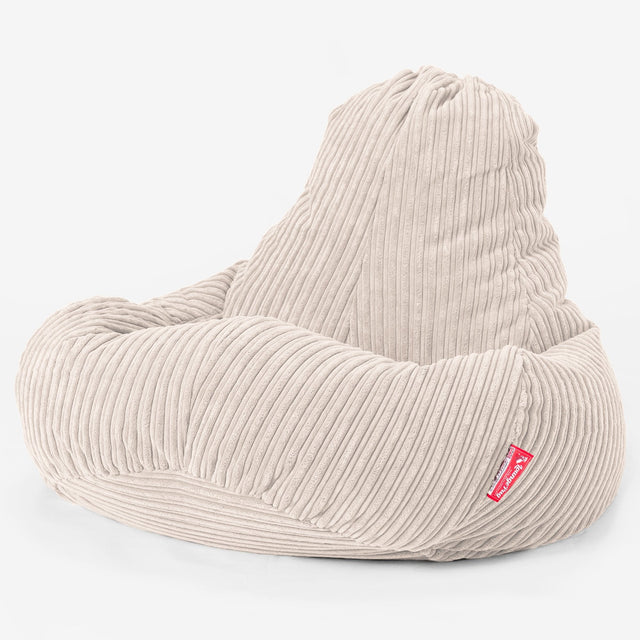 Ultra Lux Gaming Sitzsack -  Cord Elfenbein 01