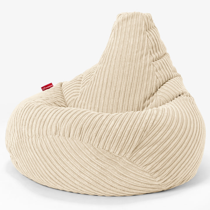 Gaming Sitzsack Sessel - Cord Creme 02