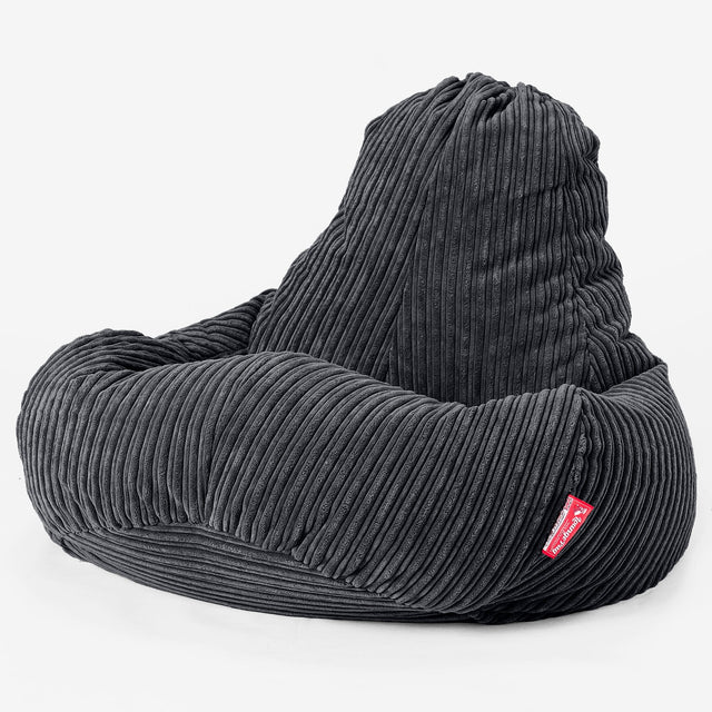 Ultra Lux Gaming Sitzsack -  Cord Schwarz 01