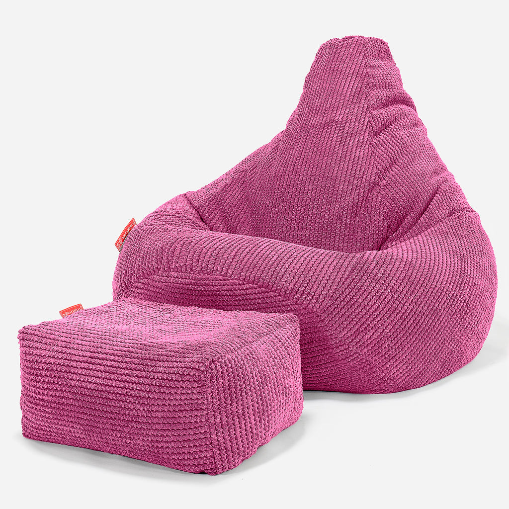 Gaming Sitzsack Sessel - Pom-Pom Pink 01