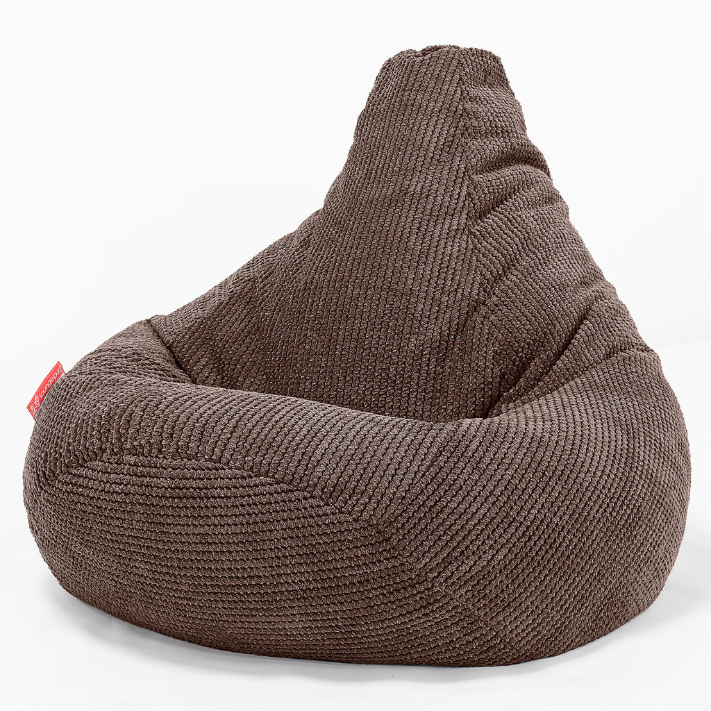 Gaming Sitzsack Sessel - Pom-Pom Schoko 02
