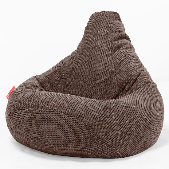 Gaming Sitzsack Sessel - Pom-Pom Schoko 02