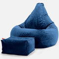Samt Marineblau