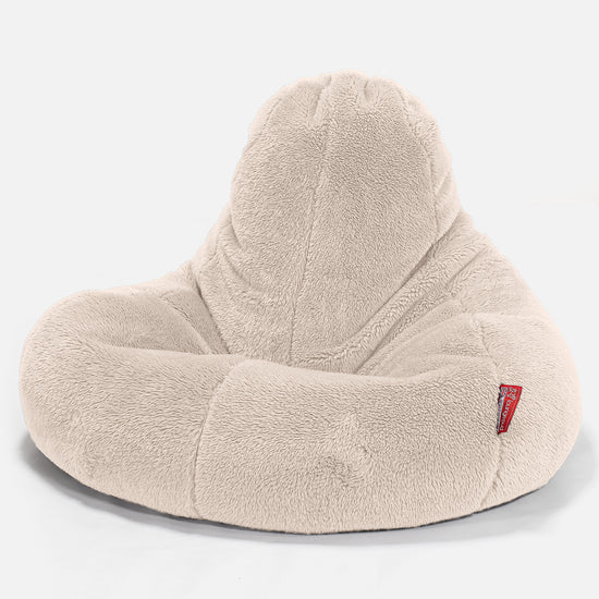 Ultra Lux Gaming Sitzsack - Teddy Kunstfell Creme 01