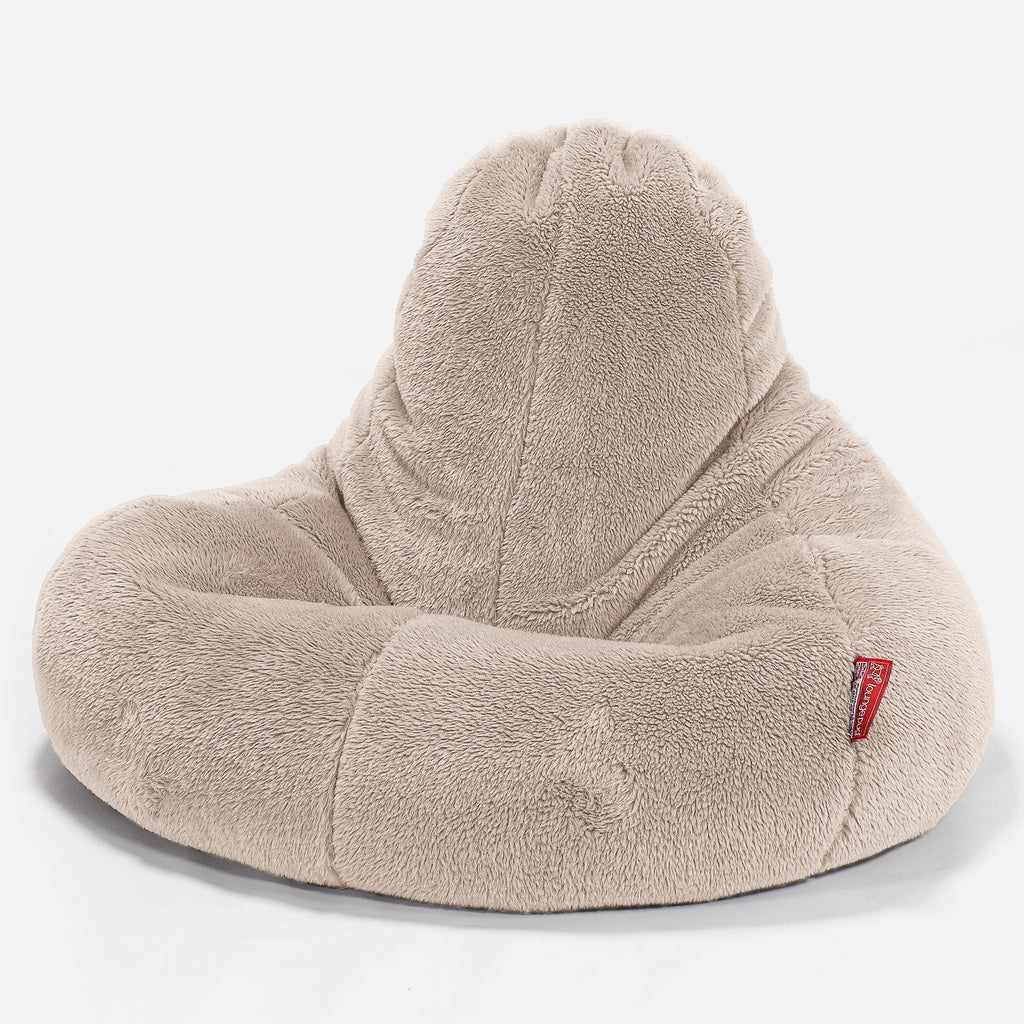 Ultra Lux Gaming Sitzsack - Teddy Kunstfell Nerzfarben 01