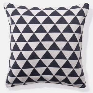 Dekokissen / Sofa Kissenbezug 47 x 47cm - Gestrickte Geo