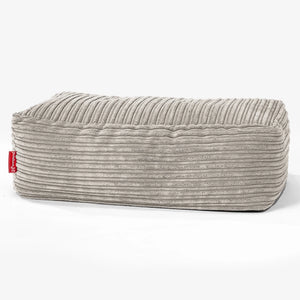 CloudSac 100 Memory-Schaum Fußhocker - Cord Nerzfarben