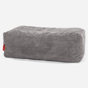 CloudSac 100 Memory-Schaum Fußhocker - Pom-Pom Anthrazit