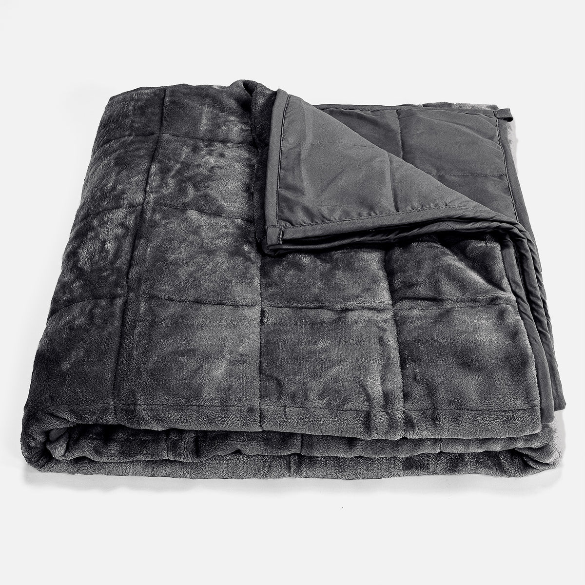 Eleganz Gewichtsdecke 155x220 Cm, 7 Kg – Für Erwachsene, Atmungsaktiv, Mit Glasperlenfüllung, Für Besseren Schlaf & Stressabbau, Grau