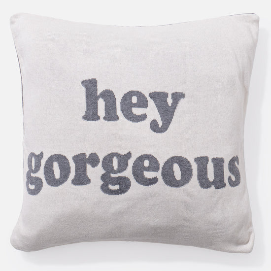 Kissen 47 x 47cm - 100% Baumwoll Hey Gorgeous 02