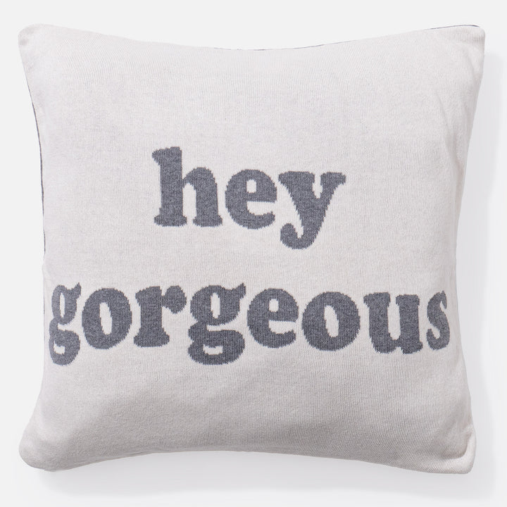Kissen 47 x 47cm - 100% Baumwoll Hey Gorgeous 02