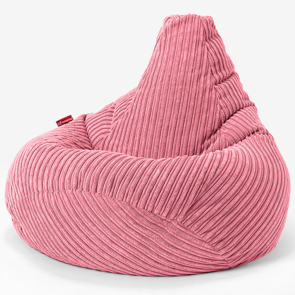 Kinder Gaming Sitzsack 6-14 Jahre - Cord Koralle 01