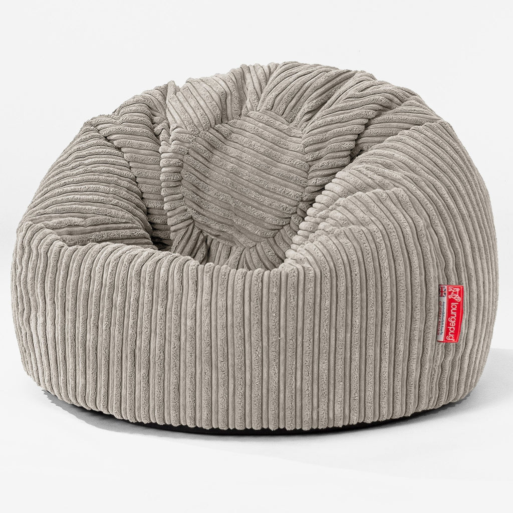 Klassicher Kindersessel Sitzsack 1-5 jahren - Cord Nerzfarben 01