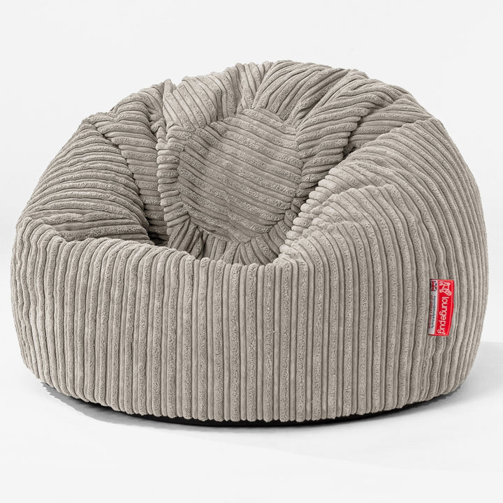 Klassicher Kindersessel Sitzsack 1-5 jahren - Cord Nerzfarben 01