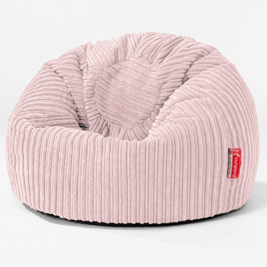 Klassicher Kindersessel Sitzsack 1-5 jahren - Cord Rosa 01