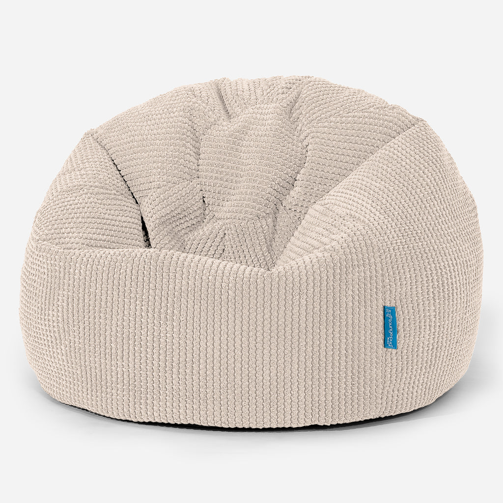 Klassicher Kindersessel Sitzsack 1-5 jahren - Pom-Pom Creme 01