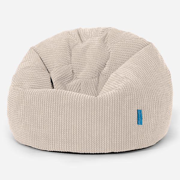Klassicher Kindersessel Sitzsack 1-5 jahren - Pom-Pom Creme 01